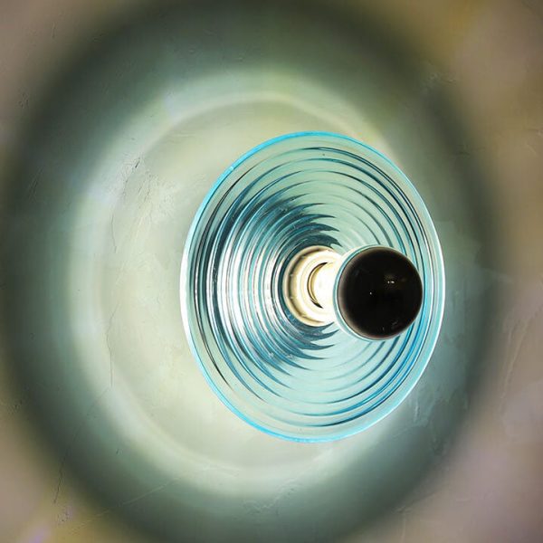 Modern Creative Water Ripple Transparent Glass Iron 1-Light Wall Sconce Lamp - Image 8