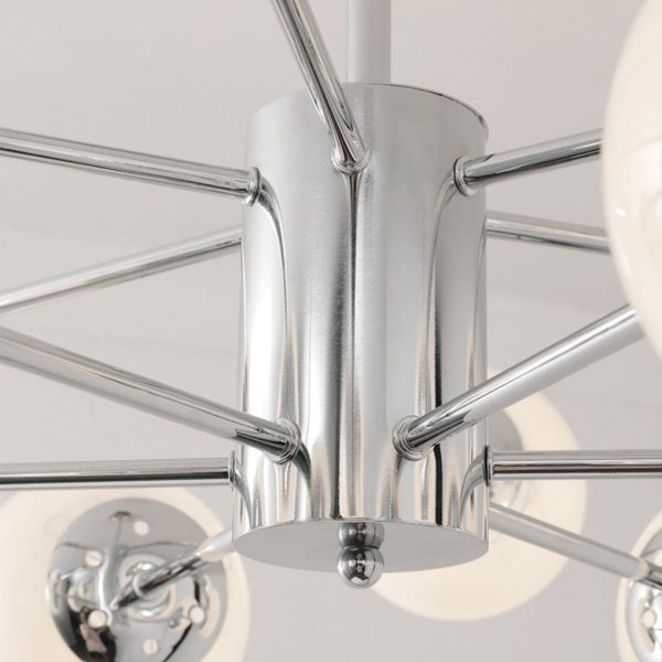 Molecular Lights Three Step Dimming Plating Glass Modern Chandeliers - Image 9