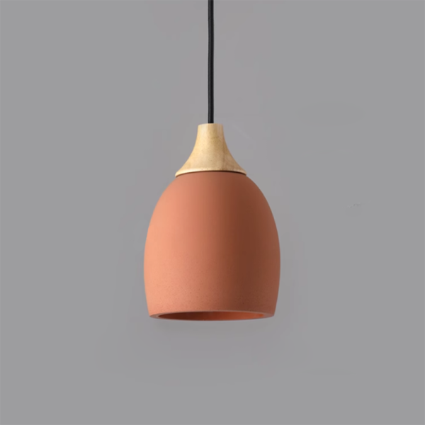 Minimalist Cement Dome 1-Light Pendant Light - Image 11