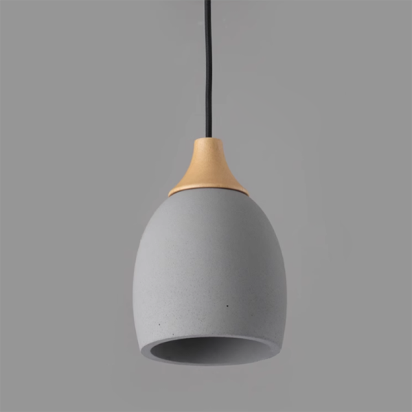 Minimalist Cement Dome 1-Light Pendant Light - Image 12