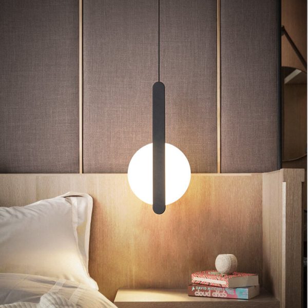 Modern Minimalist Metal Round Shape 1-Light LED Pendant Light - Image 5