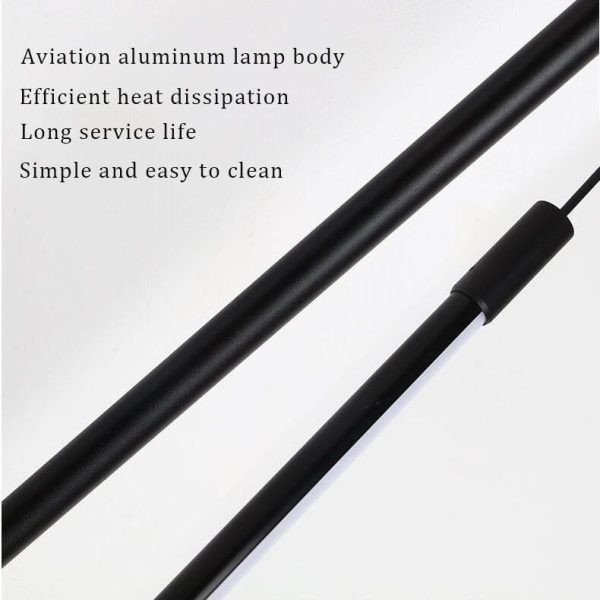 Minimalist Line 1-Light Adjustable Long Line LED Pendant Light - Image 8