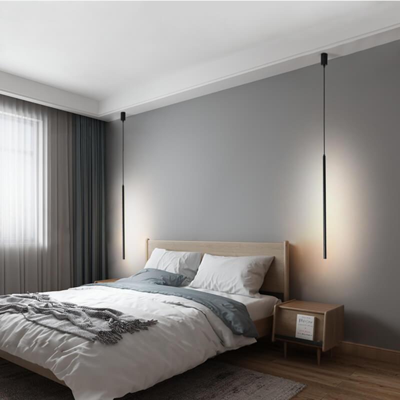 17583337093-2080333041-5af838ea-a98a-4f83-af35-857b4e85e762.jpg Minimalist Line 1-Light Adjustable Long Line LED Pendant Light - Image 1