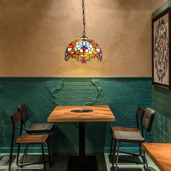 Handmade Welding Baroque Colorful Glass European Style Chandelier Lamp - Image 5