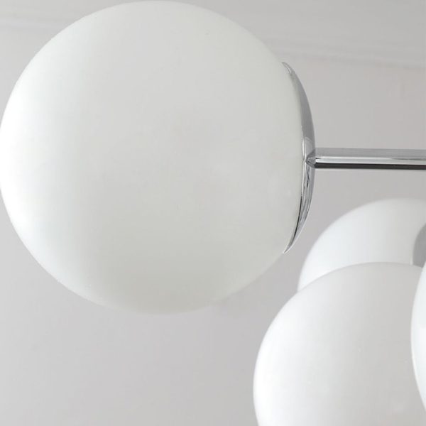 Molecular Lights Three Step Dimming Plating Glass Modern Chandeliers - Image 10