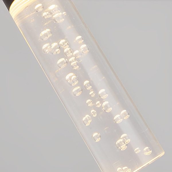 Personality Minimalist LED Black Nordic Pendant Light Kitchen Island Lighting - Image 18