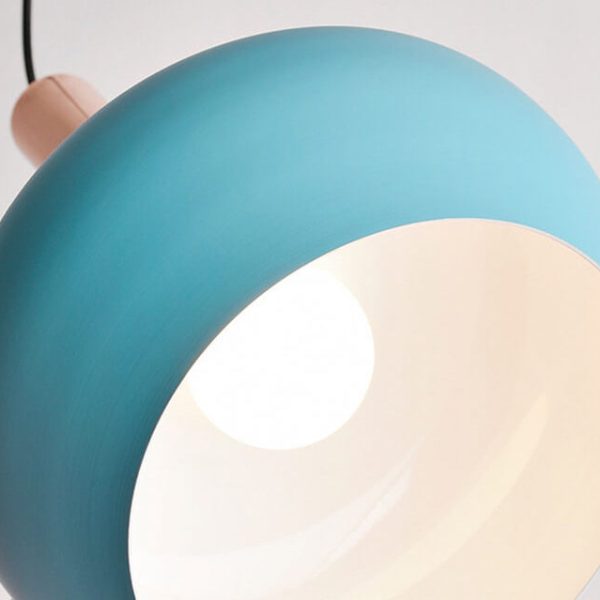 Nordic Macaron Aluminum Dome Bottle 1-Light Pendant Light - Image 11