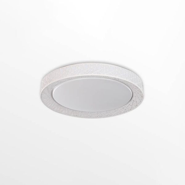 Modern Creative Round Bird's Nest Iron LED Flush Mount Ceiling Light - Image 15