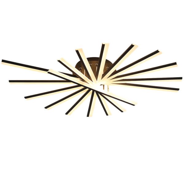 Nordic Creative Line 1-Light LED Semi-Flush Mount Ceiling Light - Image 11