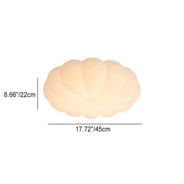 Contemporary Nordic PE Shade Kid's Flowers LED Flush Mount Ceiling Light For Bedroom - Image 7