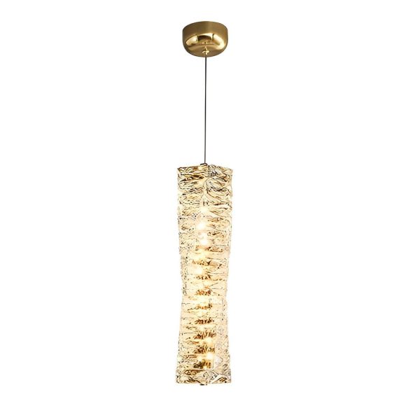 Metal Crystal LED Three Step Dimming Postmodern Bedroom Chandelier - Image 7