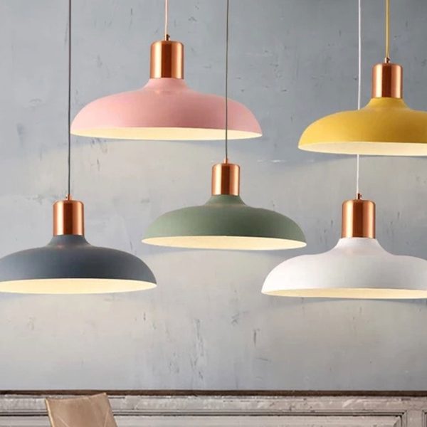 Nordic Creative Macaron Color 1-Light Pendant Light - Image 27