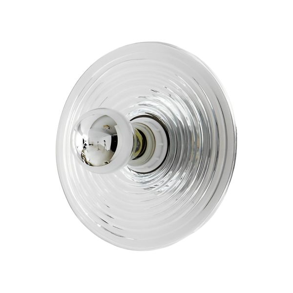 Round Stripes Glass Electroplated Iron Nordic Wall Lamp Ceiling Lights - Image 7