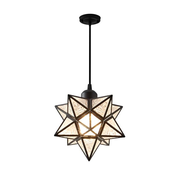 Creative Five-Pointed Star Three Step Dimming Modern Pendant Lights - Image 11