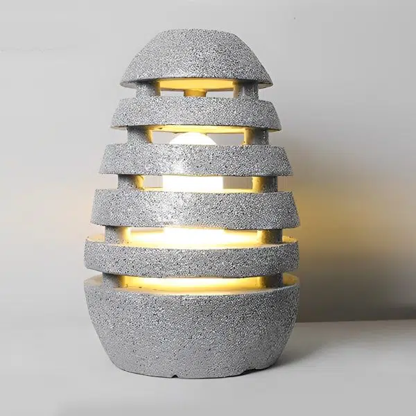 Resin Egg Shaped Waterproof LED Modern Outdoor Lawn Light Garden Lights - Image 8
