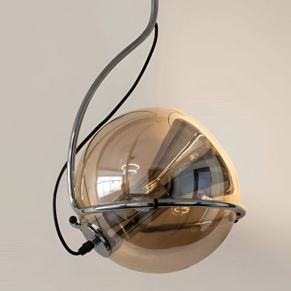 Creative Ball-shaped Glass Modern Pendant Light Hanging Lamp Island Lights - Image 6