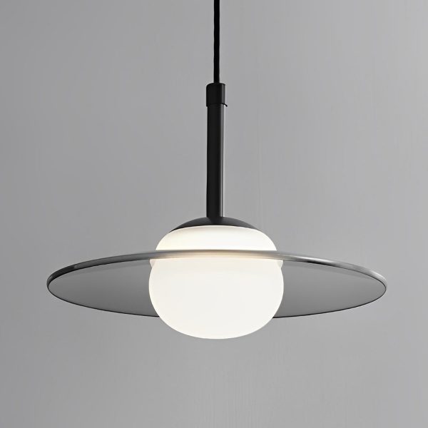 Minimalist Glass UFO LED Black Nordic Chandelier Kitchen Pendant Lighting - Image 7