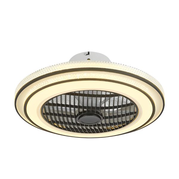 Intelligent Timing Mute LED Modern Bladeless Ceiling Fans with Light - Image 7