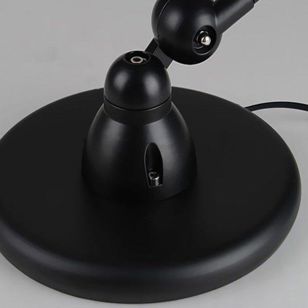 Vintage Industrial Iron Mechanical Long Arm 1-Light Table Lamp - Image 9