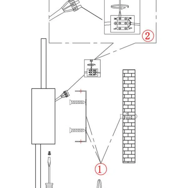 Minimalist Square Combination LED Iron Wall Sconce Lamp - Image 6