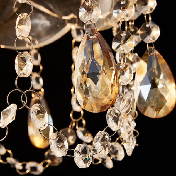 Modern Luxury Crystal Hanging Dome 1-Light Pendant Light - Image 11