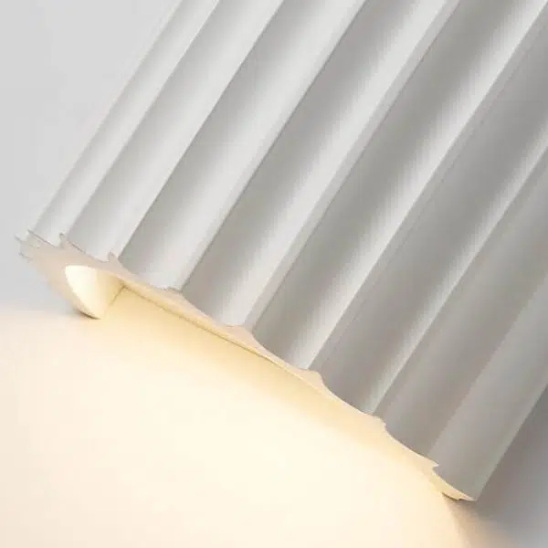 Macaron Resin Striped Half Cylinder 1-Light Wall Sconce Lamp - Image 11