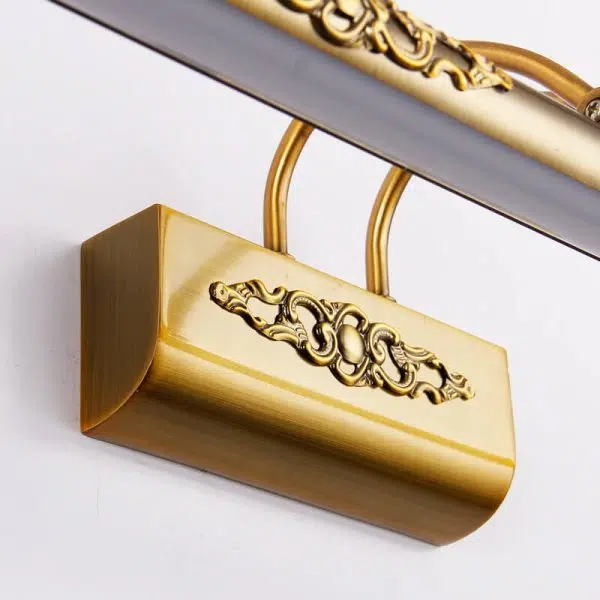 Retro European Carved 1-Light LED Mirror Front Light - Image 6