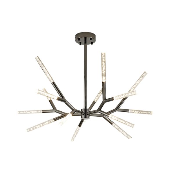 Unique Acrylic Branches LED Minimalist Lines Postmodern Chandelier Lamp - Image 12