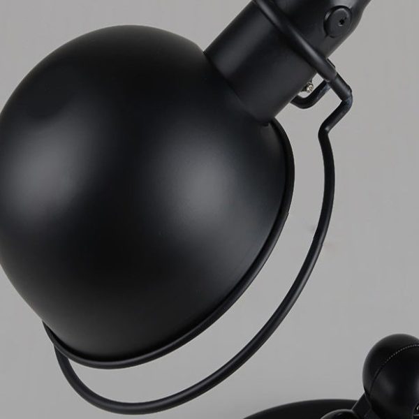 Vintage Industrial Iron Mechanical Long Arm 1-Light Table Lamp - Image 7