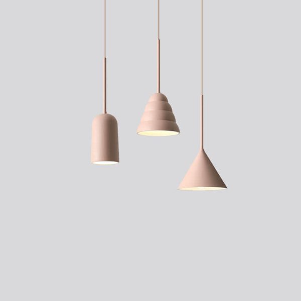 Modern Minimalist Macaron Geometric Metal 1-Light Pendant Light - Image 9