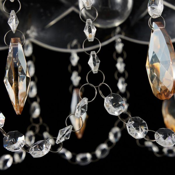 Modern Luxury Crystal Hanging Dome 1-Light Pendant Light - Image 13