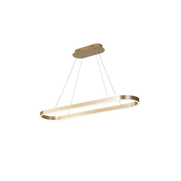 Modern Minimalist Light Luxury Oval Aluminum LED Chandelier - Image 15
