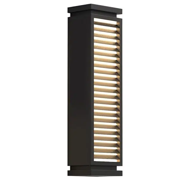 Sleek Stainless Steel LED Louvered Pathway Light Modern Waterproof Design - Image 11