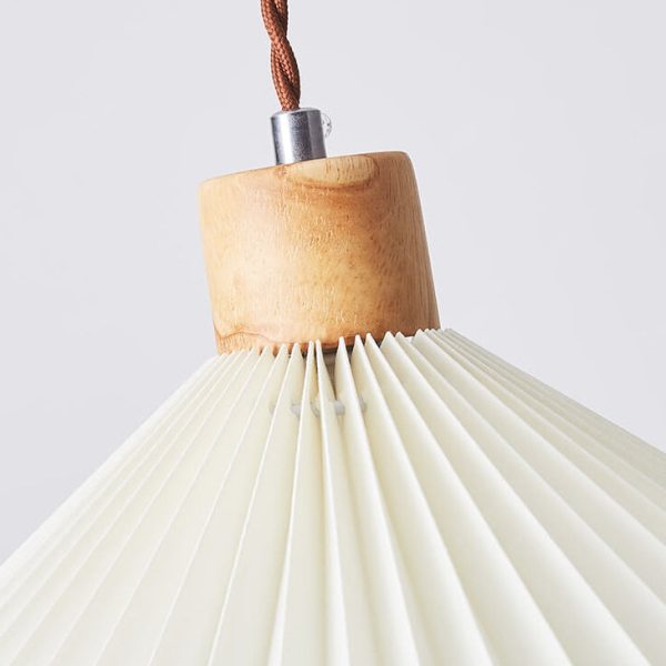 Nordic Minimalist Pleated Shade 1-Light Pendant Light - Image 12