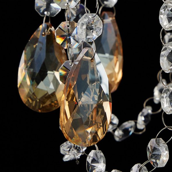 Modern Luxury Crystal Hanging Dome 1-Light Pendant Light - Image 14