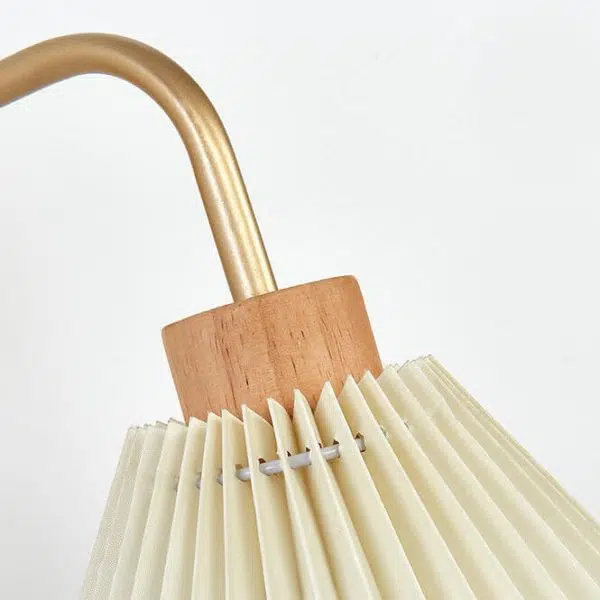 Modern Minimalist Pleated Umbrella Shade 1-Light Wall Sconce Lamp - Image 8