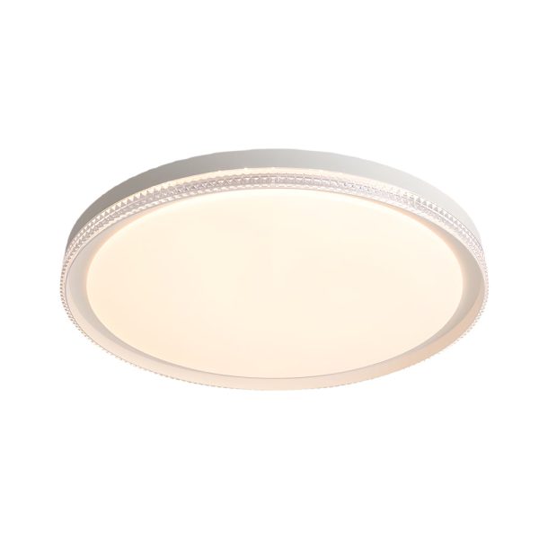 White Acrylic LED Flush Ceiling Lighting - Image 8