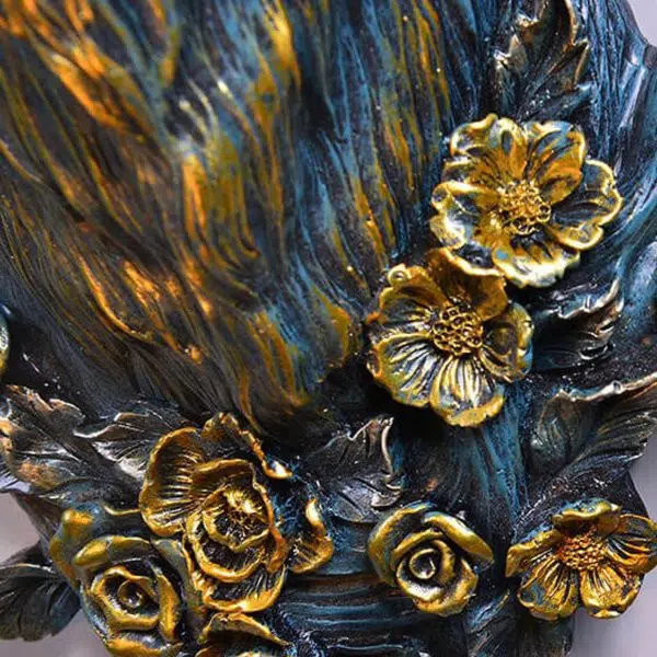 Retro Creative Fortune Deer Head Resin 1-Light Wall Sconce Lamp - Image 6