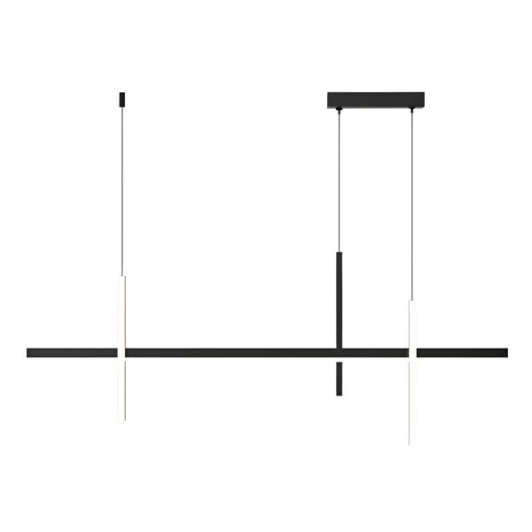 Minimalist Long Strip Three Step Dimming Stepless Dimmable Chandeliers - Image 9