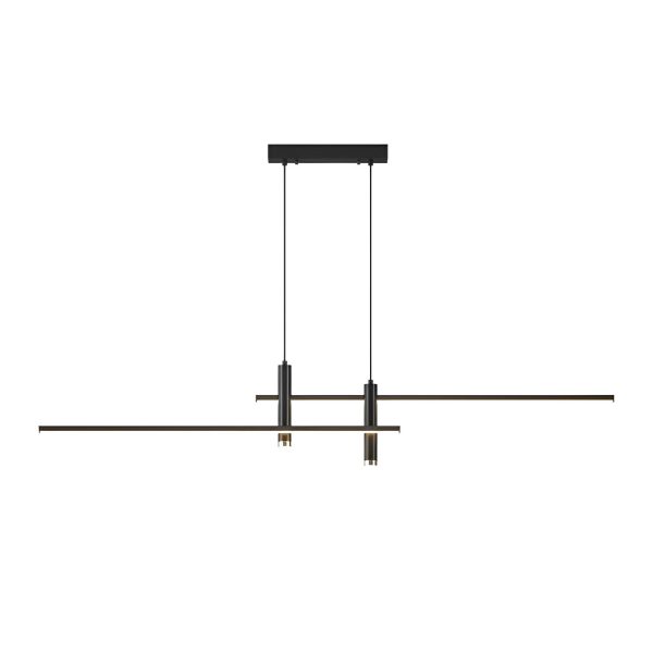 Minimalist Lines 3-Step Dimming Stepless Dimming LED Modern Chandelier - Image 8