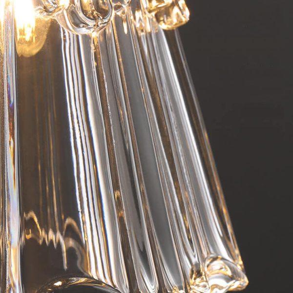 Modern Luxury Glass Bell Shade Brass 1-Light Pendant Light - Image 14