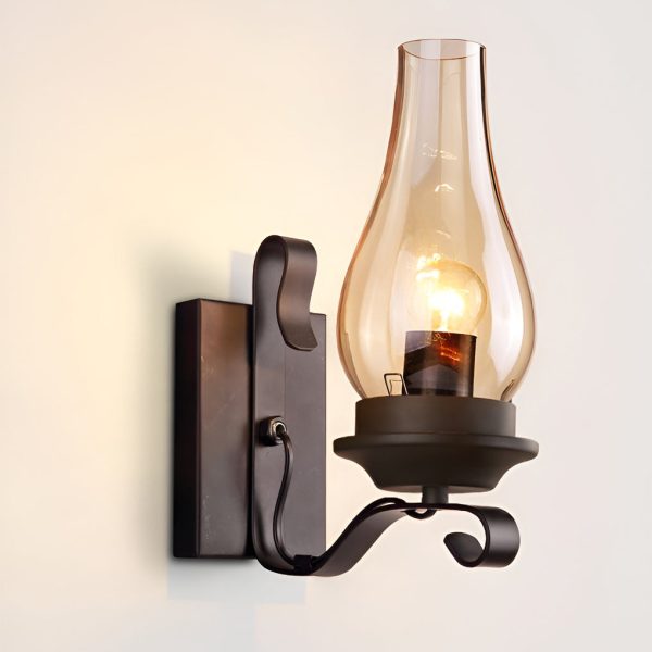 Retro Glass E27 Industrial Wall Lamp Wall Sconces Lighting - Image 10