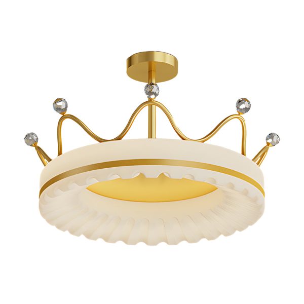 Creative Crowns Three Step Dimming LED Luxury Modern Ceiling Lights Fixture - Image 6
