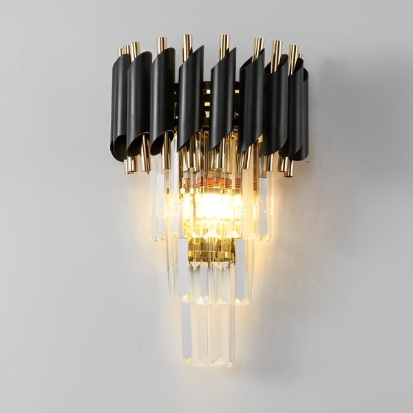 Creative Metal Crystal Glass LED Postmodern Wall Sconce Lighting - Image 9