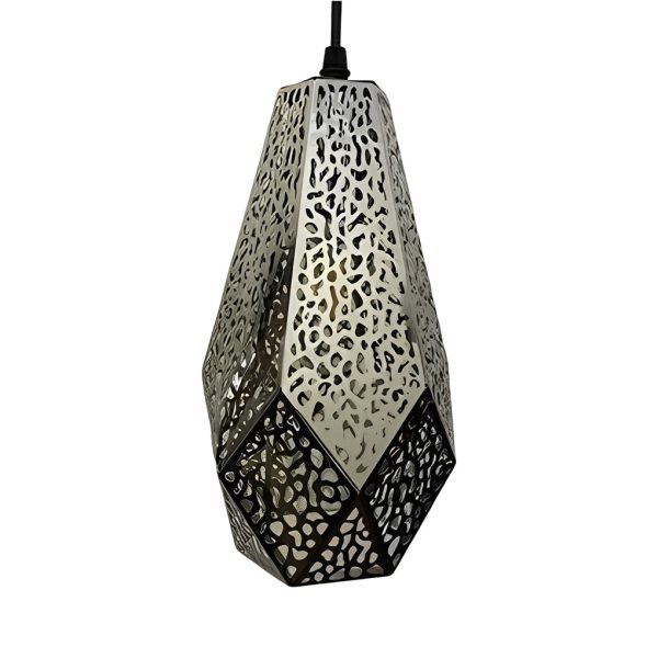 Hollow Stainless Steel Gourd Electroplated Postmodern Chandelier - Image 8