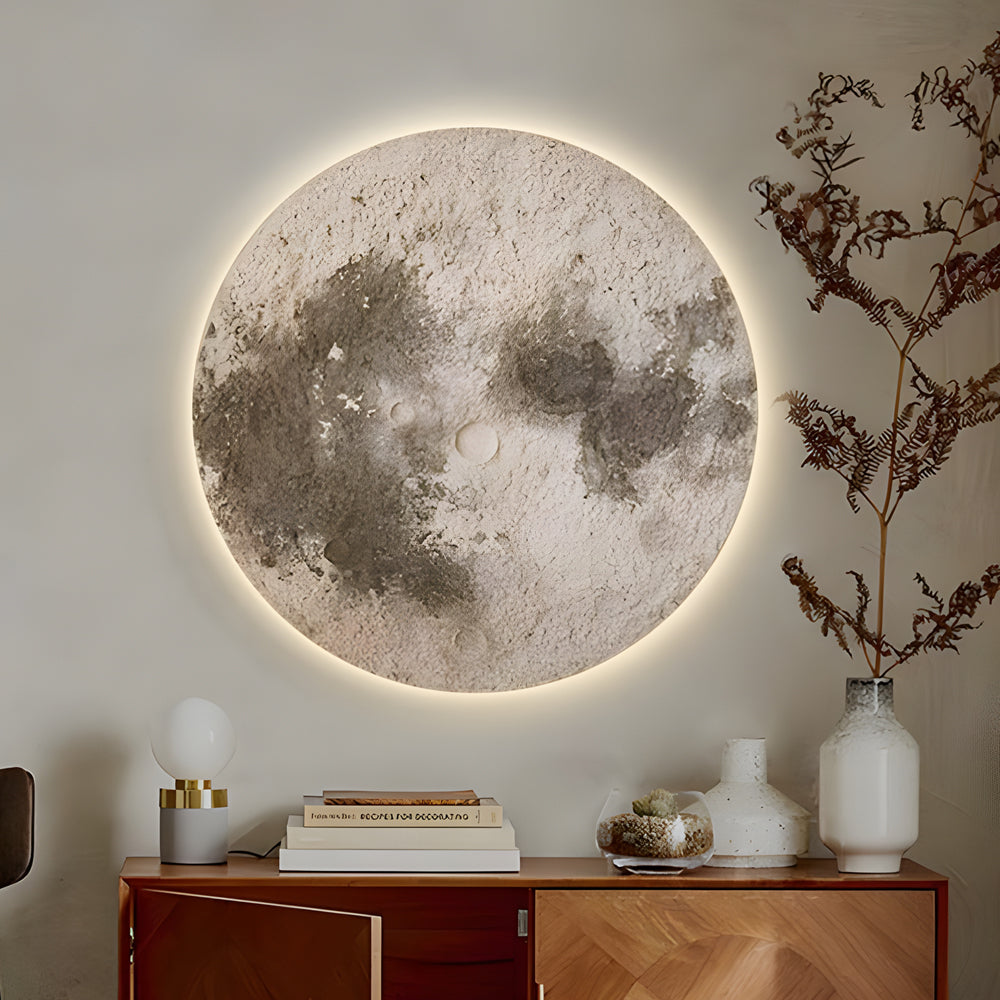 2-825de935-71f5-487c-a28f-7f2f4cb23edb.jpg Round Moon 3D Sandstone Painting USB Voice Control Decorative Painting - Image 1