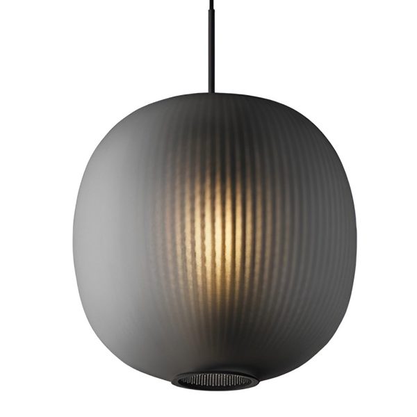 Round Lantern Shaped Glass LED Modern Pendant Light Hanging Ceiling Lights - Image 9
