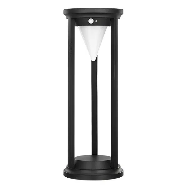 Adjustable Brightness LED Solar Path Lights Outdoor Black Modern Lawn Lamp - Image 8