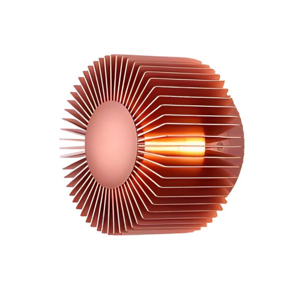 Round Sun Flowers LED Creative Decor Aluminum Modern Wall Light Fixture - Image 6