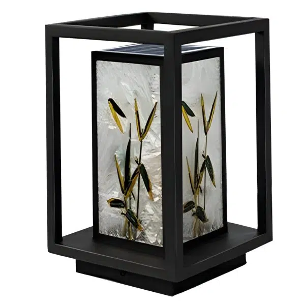 Artistic Solar LED Path Lights with Landscape Pattern - Image 12